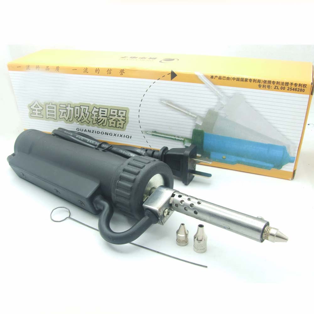 220 فولت 30 واط لحام مصاصة الت - مراجعة Desoldering Gun Vacuum Electric وسعره